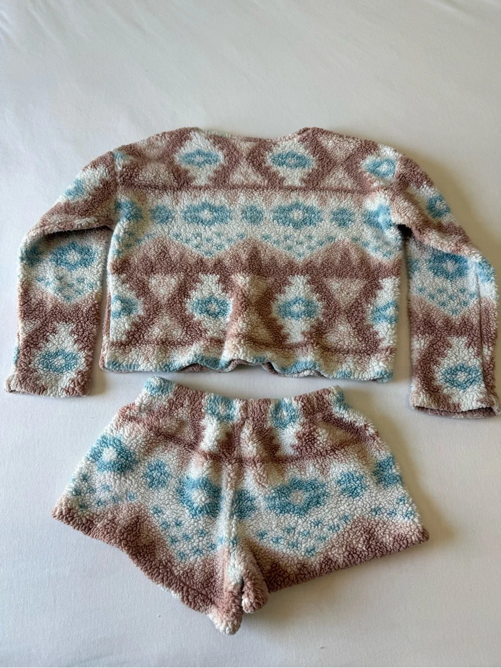 Sugar & Jade Cozy Fleece Pajama Set | Girls Size 10